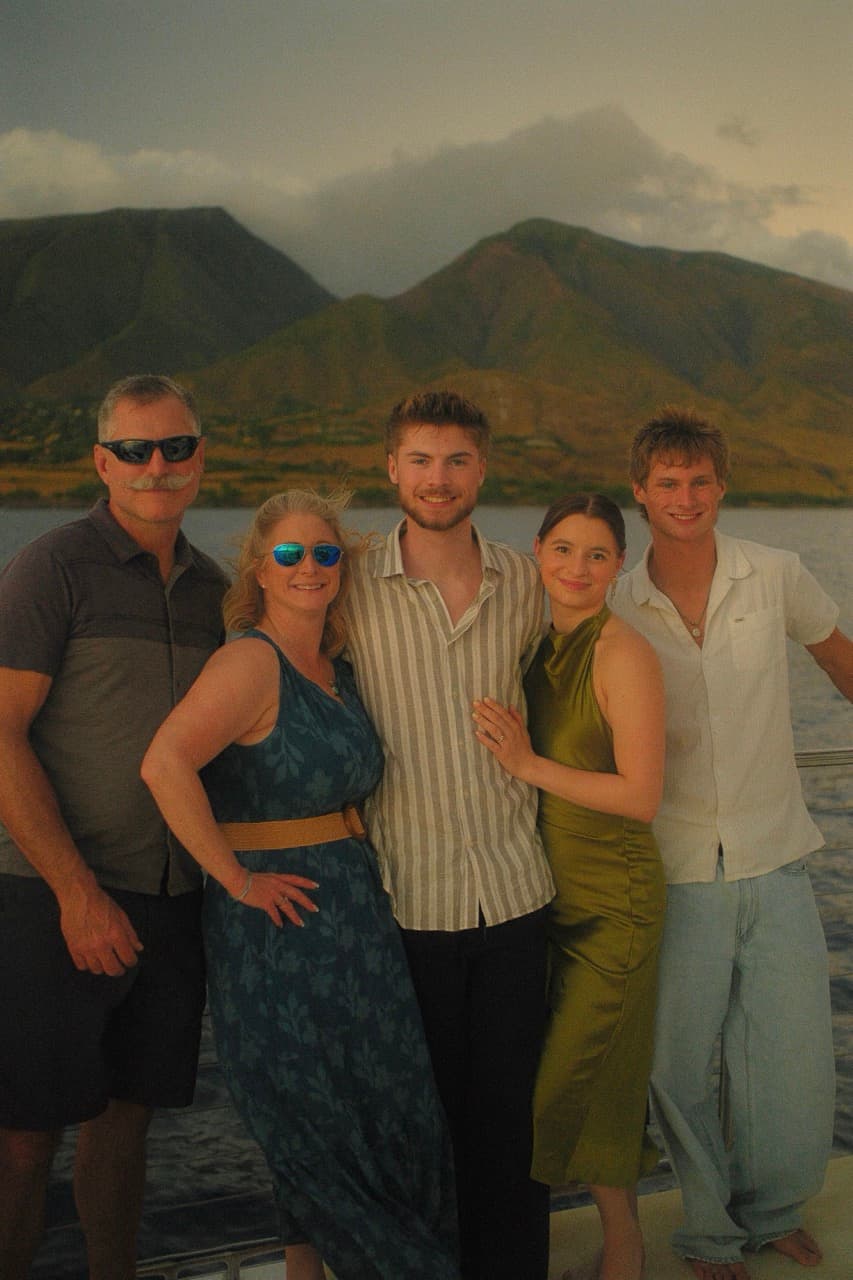 The Chambers family in Hawaii
